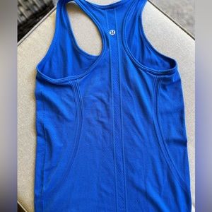 Blue lululemon tank